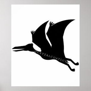 Quetzalcoatlus Pterosaur Prehirs Square Poster