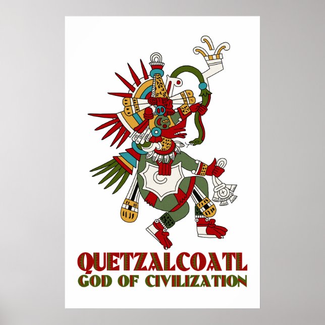 Quetzalkoatl Poster (Framsidan)
