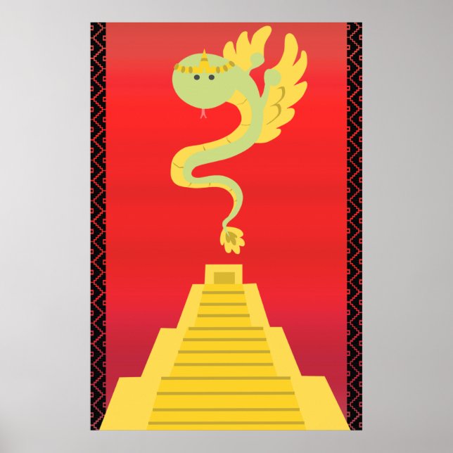 Quetzalkoatl Poster (Framsidan)