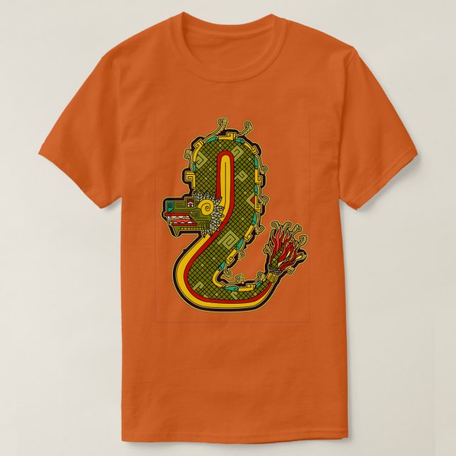 Quetzalkoatl T Shirt (Design framsida)