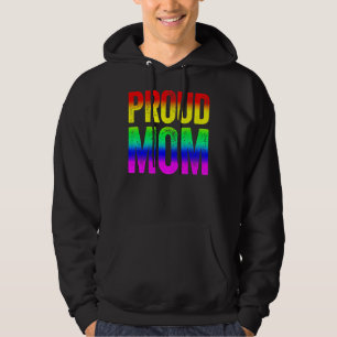 Queud Women Proud Mamma Lesbisk Lgbtq Pride Månad Hoodie