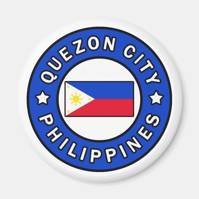 Quezon City Filippinerna Magnet (Framsidan)