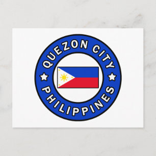 Quezon City Filippinerna Vykort