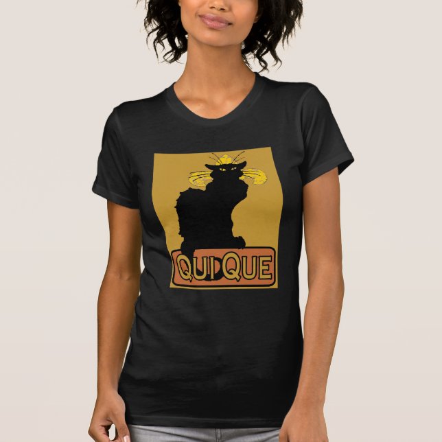 Qui Que Cat T Shirt (Framsida)