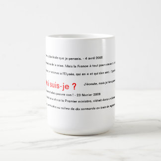 Qui suis-je ? Sarkozy Kaffemugg