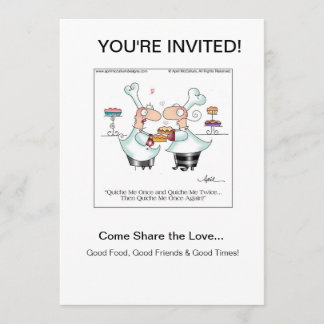 QUICHE MIG! Inbjudningar vid April McCallum