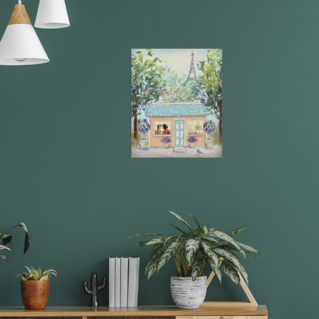 Quiche Moi Cafe Poster (Vardagsrum 1)