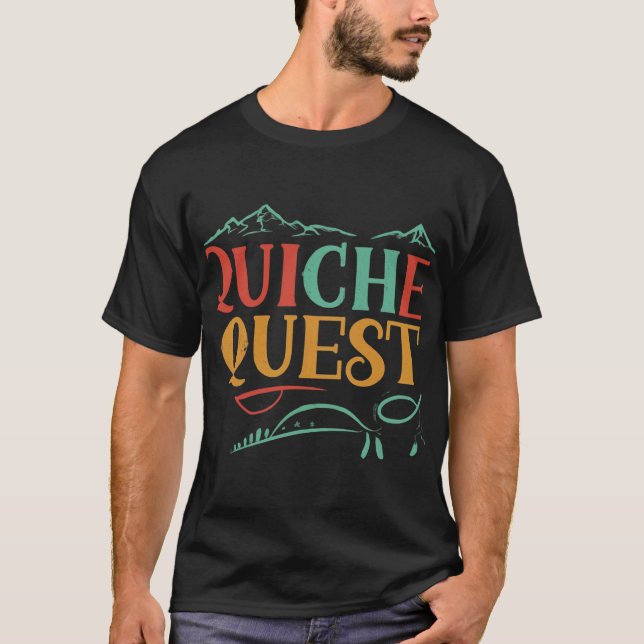 Quiche Quest T Shirt (Framsida)