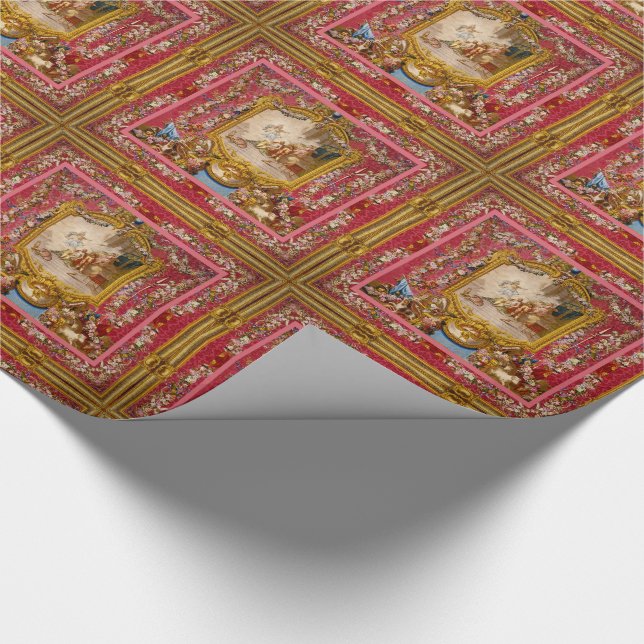 Quichotte Baroque Old World Glossy Presentpapper (Hörn)