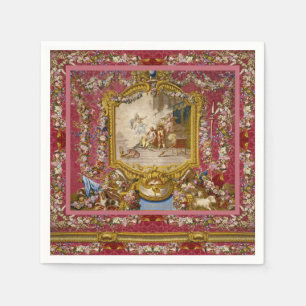 Quichotte Girly Baroque Old World Fransk Classic Pappersservett