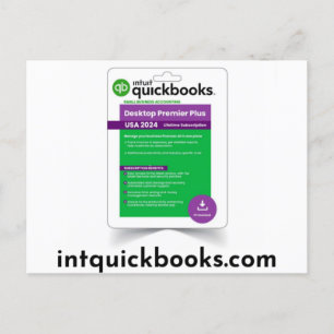 Quickbooks Desktop Premier 2024- intquickbooks.com Vykort