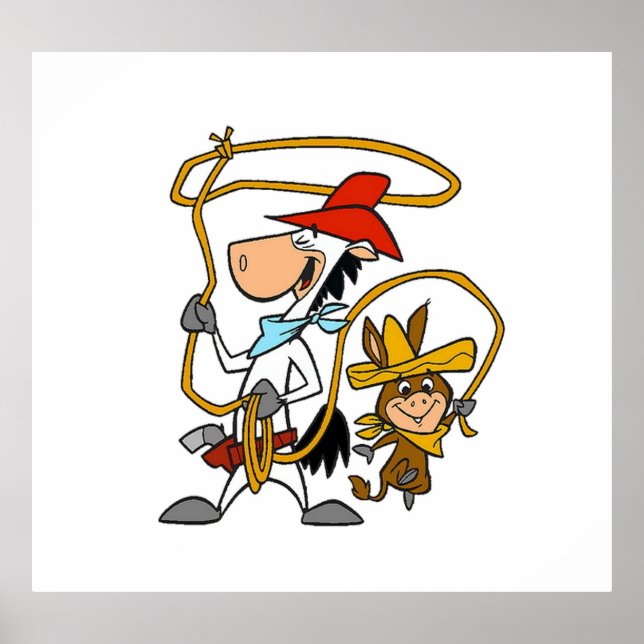 Quickdraw McGraw och Baba Looey Poster (Framsidan)