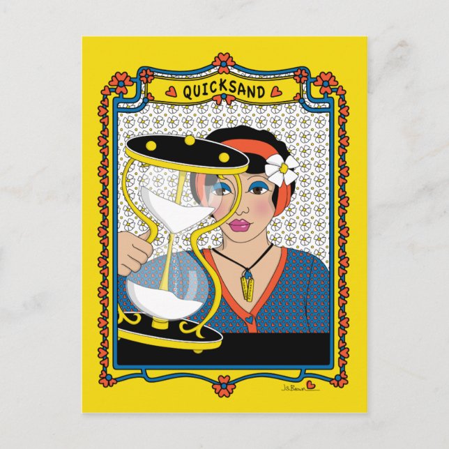 Quicksand_B_ vykort (Framsida)