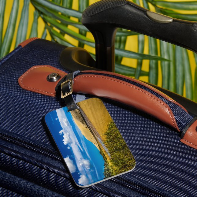 Quicksand stream nära 90-Mile Beach, Nya Zeeland Bagagebricka (Framsida Insitu 1)