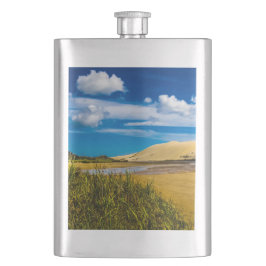 Quicksand stream nära 90-Mile Beach, Nya Zeeland Fickplunta