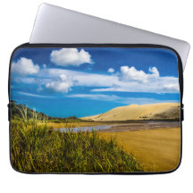 Quicksand stream nära 90-Mile Beach, Nya Zeeland