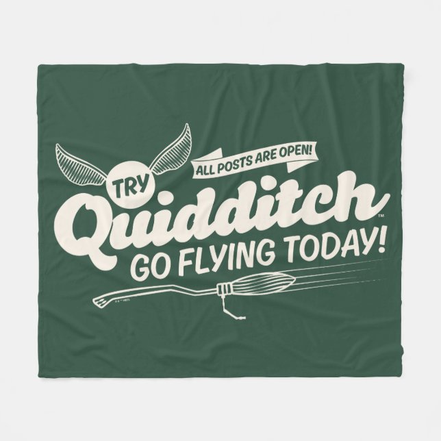 QUIDDITCH™ Rekrytering Poster Fleecefilt (Framsidan (Horisontell))