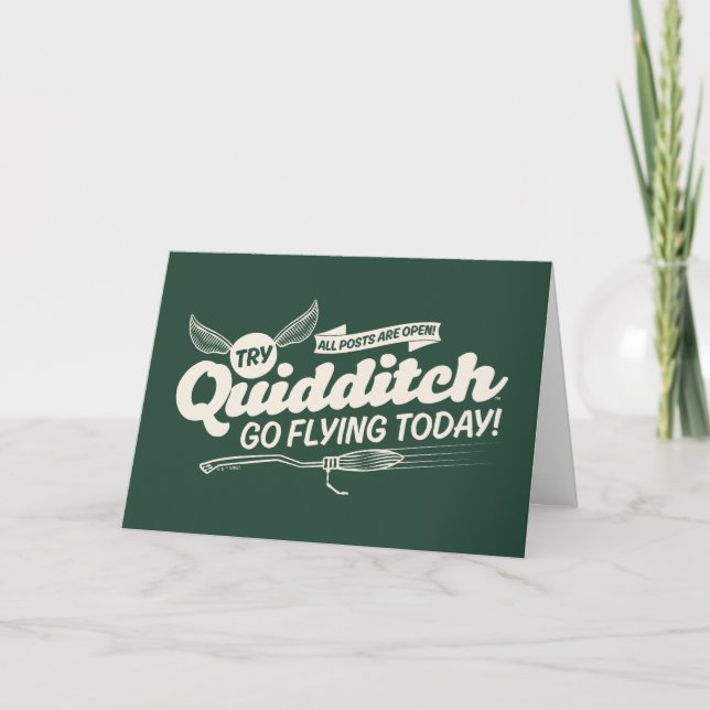 QUIDDITCH™ Rekrytering Poster Kort (Framsida)