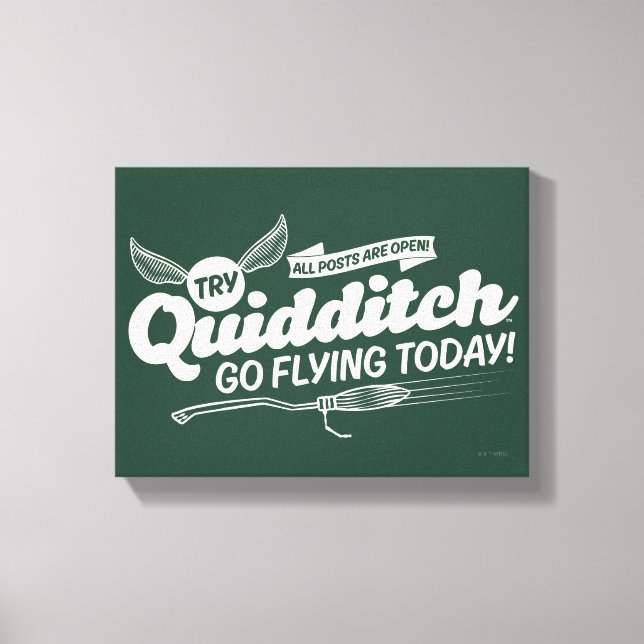 QUIDDITCH™ Rekryteringaffisch Canvastryck (Framsida)