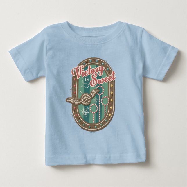 QUIDDITCH™ Segern är söt Höckerkaka Grafik T Shirt (Framsida)