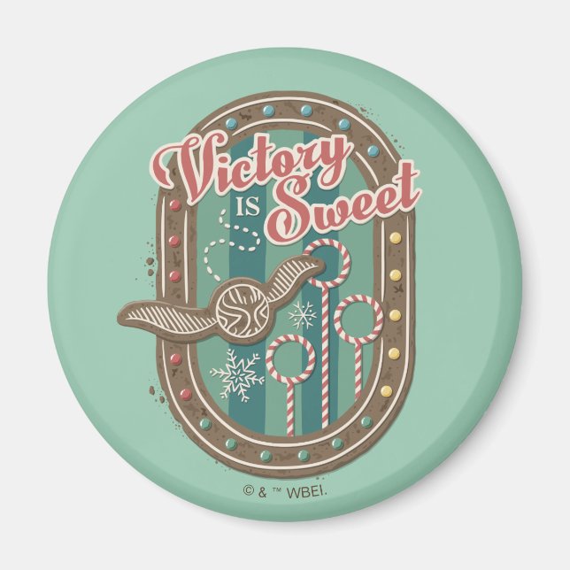 QUIDDITCH™ Victory är Sweet Helgdag Cookie Graphic Magnet (Framsidan)