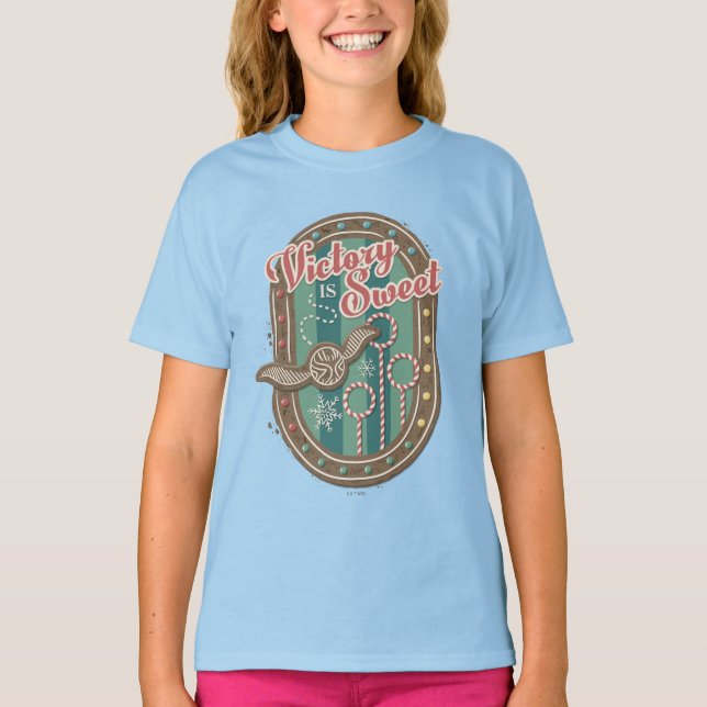 QUIDDITCH™ Victory is Sweet Holiday Cookie Graphic T Shirt (Framsida)
