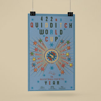 QUIDDITCH™ VM Blue Poster