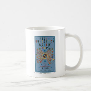 QUIDDITCH™ VM Blue Poster Kaffemugg