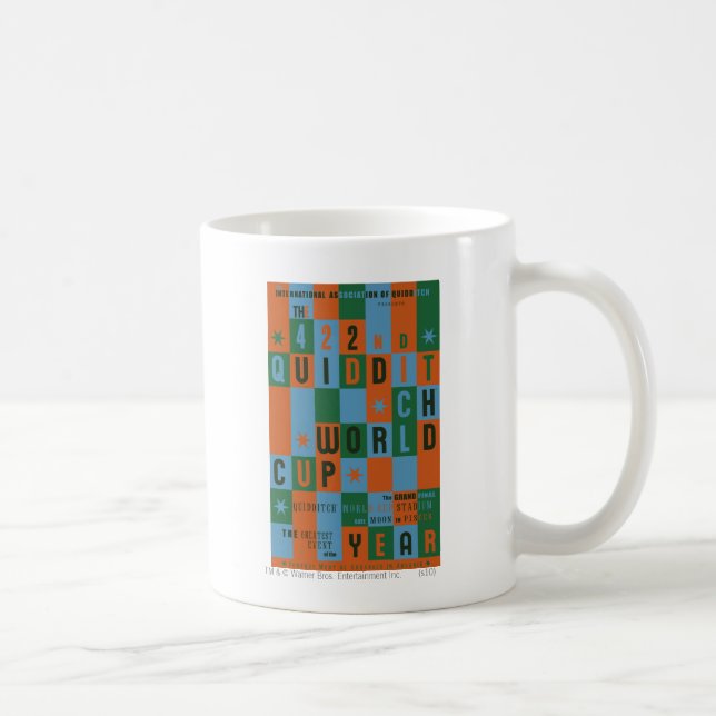 QUIDDITCH™ Vm Checkerboard Poster Kaffemugg (Höger)
