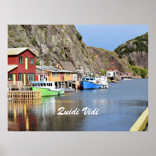 Quidi Vidi, Newfoundland och Labrador Poster (Framsidan)
