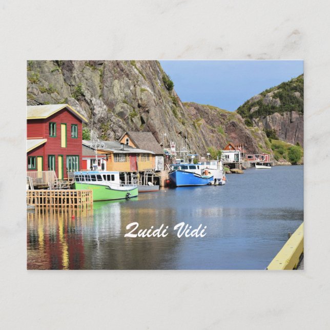 Quidi Vidi, Newfoundland och Labrador Vykort (Framsida)