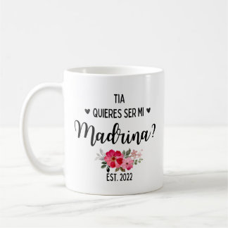 Quieres Ser Mi Madrina 2022 Kaffemugg