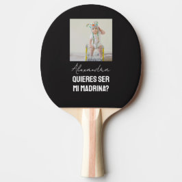 Quieres Ser Mi Madrina Godparent Proposal Sports Pingisracket