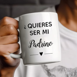 Quieres Ser Mi Padrino Godfather Frieri Kaffemugg