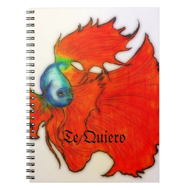 Quiero Beta-fiskens bärbara dator Anteckningsbok (Framsidan)