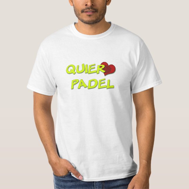 Quiero padel t shirt (Framsida)
