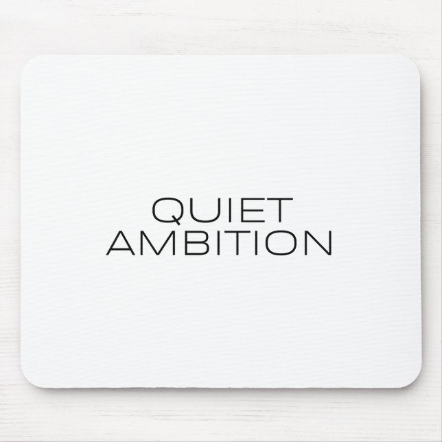 Quiet Ambition Minimalist Ergonomic Mouse Pad Musmatta (Framsidan)