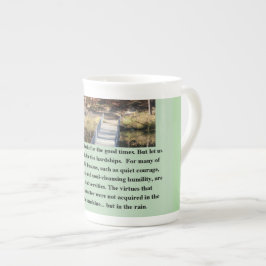 Quiet Courage Inspirational Benporslin Mugg