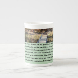Quiet Courage Inspirational Benporslin Mugg