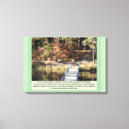 Quiet Courage Inspirational Canvastryck