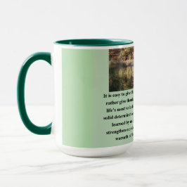 Quiet Courage Inspirational Mugg