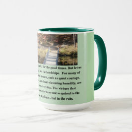 Quiet Courage Inspirational Mugg