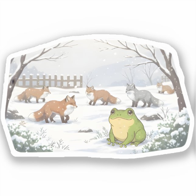 Quiet Curiosity Klistermärken (Framsida)