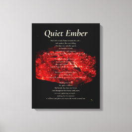Quiet Ember Canvastryck