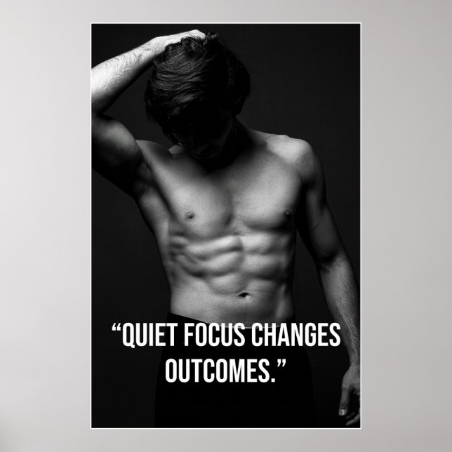Quiet Focus Changes Outcomes – Quote Poster (Framsidan)