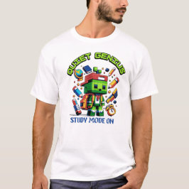 Quiet Genius Study Mode On for Back to school T Shirt