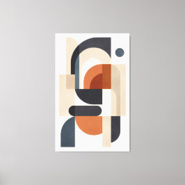 Quiet Geometry in Balance Canvastryck