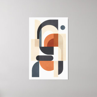 Quiet Geometry in Balance Canvastryck