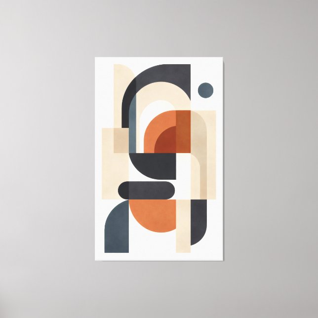 Quiet Geometry in Balance Canvastryck (Framsida)