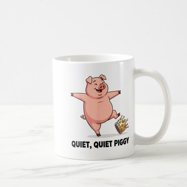Quiet Ggy Funny Litical Meme Anti-trump Design  Kaffemugg (Höger)